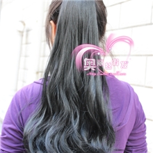 奥丽丝假发卷发马尾非主流大波浪马尾微卷发长马尾假