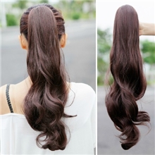 SILVI假发马尾梨花马尾假马尾假发辫子爪夹仿真发长卷马尾