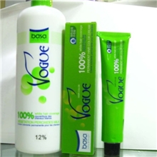 美发批发浩鑫绿色单支染膏染膏色膏染发膏植物染发剂