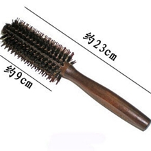 发廊专用潘朵拉纯猪鬃毛梳滚梳圆筒梳卷发造型梳梨花梳吹直卷