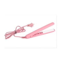 时尚陶瓷迷你家用离子直发器粉色迷你直发器批发