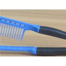 新款V型夹式美发造型梳|瞬间直发梳子|美发梳子|美发工具夹板梳