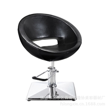 酒吧发廊通用椅师傅椅升降椅可旋转椅黑色