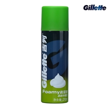 正品Gillette吉列柠檬型刮胡泡210g手动刮胡刀