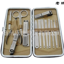 扬州三把刀指甲刀美甲工具14件家用套装修脚刀指甲剪