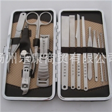 老城扬州三把刀指甲刀修脚刀修甲工具美甲工具13件套