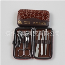 扬州三把刀美甲修甲工具镀亮7件指甲刀套装