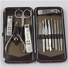 得胜桥扬州三把刀正品美甲修甲工具指甲刀13件指甲剪套装
