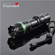 无极调焦变光强光手电筒进口CREE双用