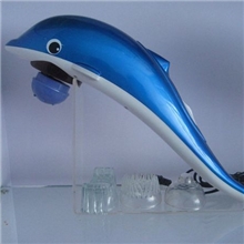 供应批发海豚手动版按摩棒807型号配三个按摩器头|按摩器