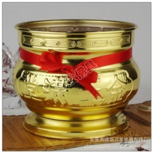 k金单龙炉佛具饰品拜神用具铜工艺品佛具批发香炉