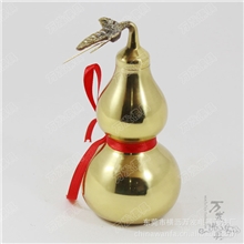 有叶葫芦佛具饰品拜佛用具铜工艺品佛具批发葫芦风水饰品