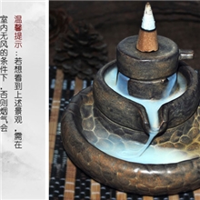 时来运转倒流式熏香炉流水式陶瓷塔香炉檀香炉沉香炉