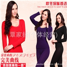 2012新款女装保暖衣抗菌防静电发热保暖内衣女套装保暖内衣批发