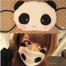 2013新款韩版可爱卡通时尚保暖防尘熊猫口罩成人口罩批发