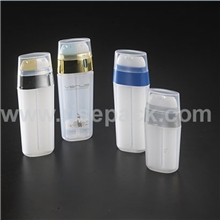 化妆品包装PP瓶双管扁瓶真空瓶乳液瓶