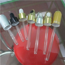 厂家提供高品质精油瓶硅胶胶头玻璃滴管瓶精油瓶胶头滴管电化盖