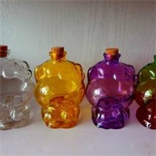 厂家直销300ML玻璃工艺品瓶小猫型奶茶瓶漂流瓶