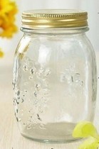 厂家直销500ml雕花瓶玻璃罐