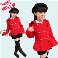 2012韩版笛莎爆款女童呢子外套女童套装长袖套装厂价直销T825