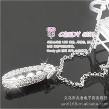 X087项链批发韩国进口满钻珍珠豌豆项链毛衣链