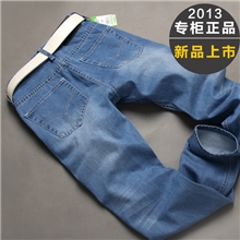 森马男式韩版修身直筒牛仔裤男牛仔裤批发代发超好面料批发302