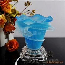 雅香居蓝色小旋风香薰灯/香熏灯/熏香灯/香薰炉/香薰精油