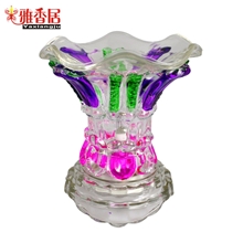 彩色竹花香薰灯/香熏灯/熏香灯/香薰炉/香薰精油