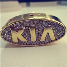 起亚车标车载香水精致款镶钻汽车香水批发除异味汽车香水供应