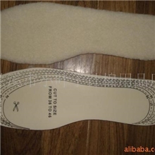 厂家直销供应乳胶毛绒鞋垫保暖抑寒羊羔毛鞋垫羊毛鞋垫