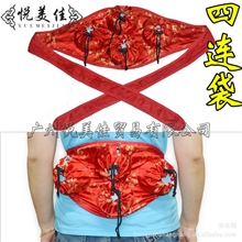 宫寒调经温灸多连袋腹部受凉卵巢保养四联随身灸袋四连布袋