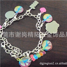 专业生产儿童卡通动漫金属手链迪士尼仿珐琅合金手链