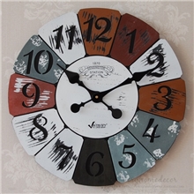 巴洛克复古挂钟客厅创意钟表时尚挂钟静音超大钟面地中海壁钟