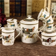 骨瓷十五头茶具欧式咖啡具家居装饰品实用礼品骨瓷茶具套装