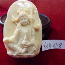 猛犸象牙挂件之莲花生大士
