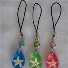 [署期特卖2.8元]海星手机链昆虫手机链琥珀手机链海螺手机链