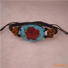 昆虫琥珀钥匙扣昆虫琥珀手链夜光琥珀手链玫瑰花手链时尚手链