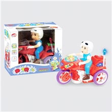 供应SM134025电动闪光小三轮玩具电动玩具儿童玩具卡通车玩具