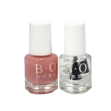 BO光面亮油护甲油加钙底油迷你5ML美甲用品指甲油批发