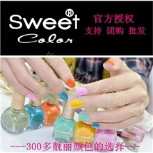 正品Sweetcolor指甲油糖果色系列美甲工具厂家批发美甲产品