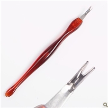 专业美甲修甲工具全钢去死皮叉死皮推不锈钢死皮刀死皮叉