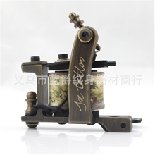 纯铜精雕刻字高端割线纹身机，专业纹身机，高档纹身机，马达机