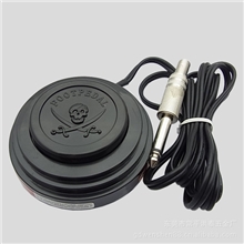 纹身脚踏开关六角开关骷髅头开关黑色塑胶带线1.75米可按要求做