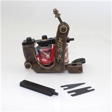 【厂家直销】纯铜精雕刻字高端纹身机打雾型批发供应纹身机热卖