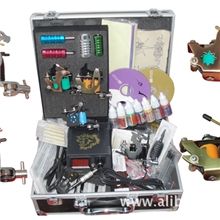 纹身器材纹身机器电源脚踏钩线耗材等学员高档纹身套装