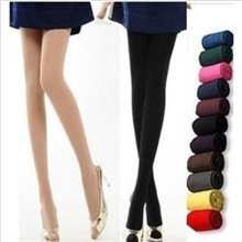 百搭显瘦天鹅绒120D糖果彩色连裤袜厚秋冬加厚丝袜女打底袜直销