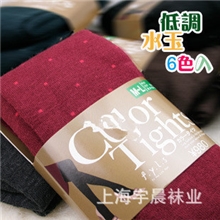 超强正品外贸原单棉羊毛混纺波点显瘦秋冬加厚连裤袜6色