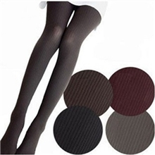 秋冬爆款显瘦竖条纹天鹅绒连裤袜120D天鹅绒打底裤袜袜子批发