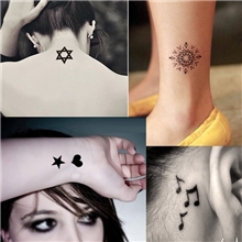 夏季防水纹身贴纸夜店潮流必备文身男女款HSC100之后专用链接