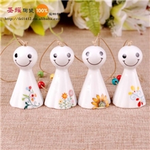 陶瓷风铃陶瓷挂件景德镇手工饰品晴天娃娃地摊热销小晴天